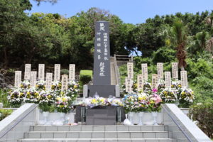 島田叡氏の慰霊の碑