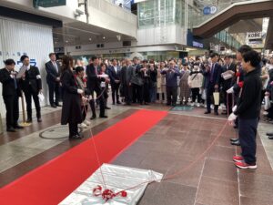 ストリートミュージアム除幕式2024_除幕式